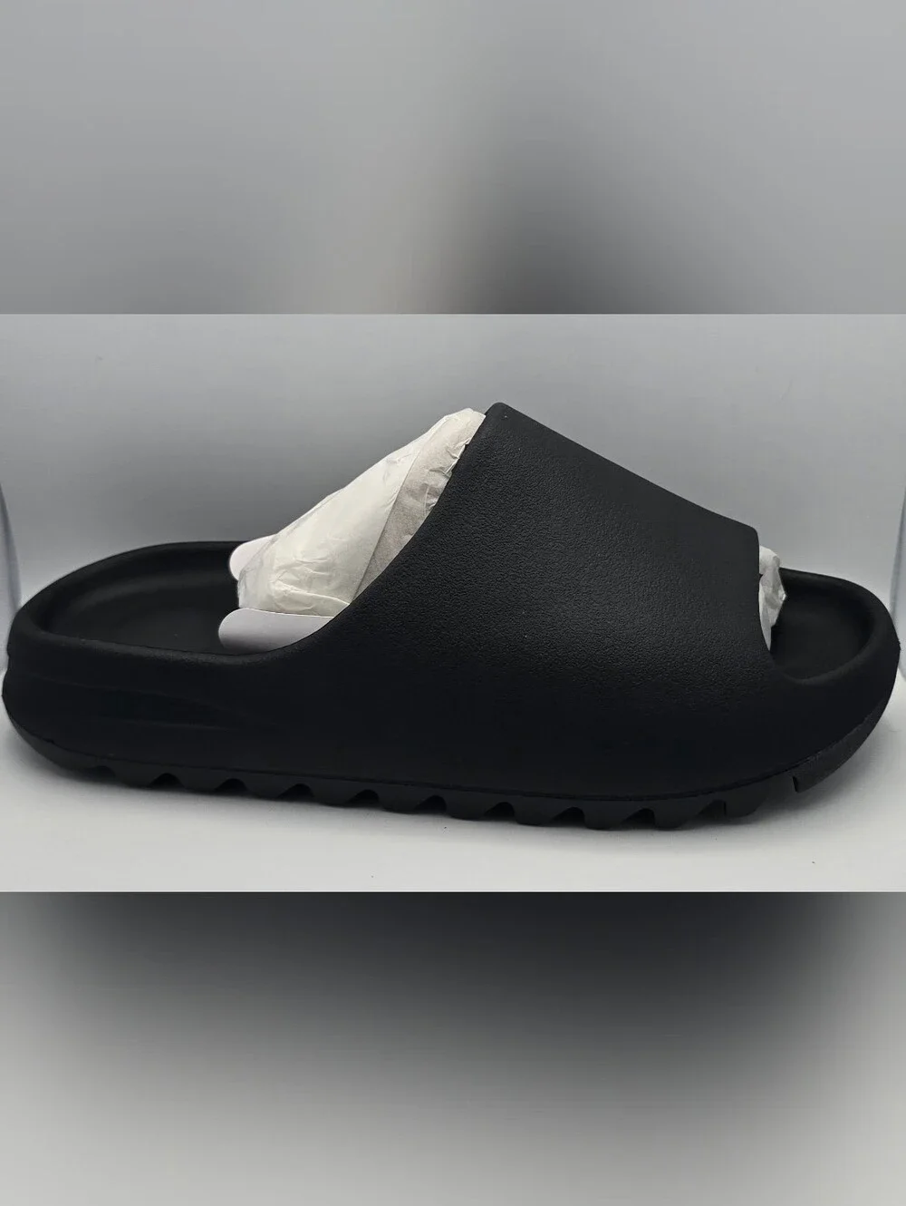 Yeezy Men's Black Slide Sandals - Cushioned Everyday Slip-On
